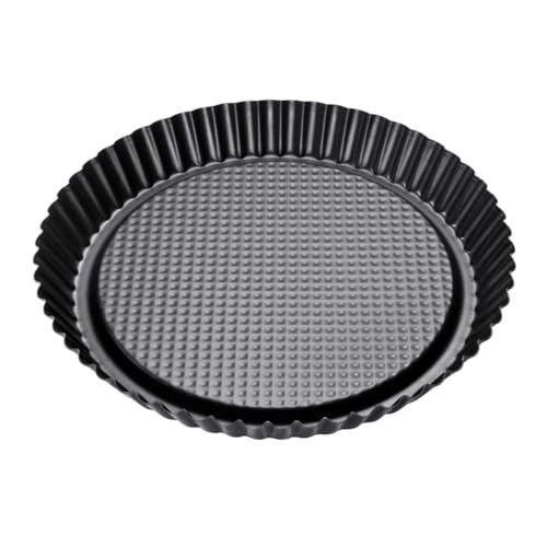 Comparison: Best Pan For Flan 4 Zenker Non-Stick Carbon Steel Flan/Tart Pan, 11-Inch, grey