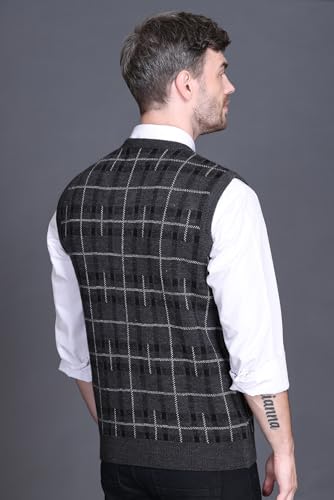 Image of GODFREY Half Sweater for Man Winter Pullover - Sleeveless Men Sweaters
