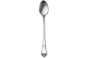 Oneida True Rose Stainless Steel Flatware Iced Teaspoon, Set of 4