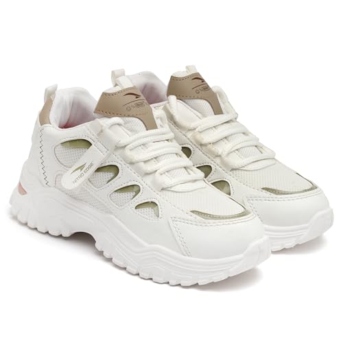 Image of ASIAN Women FLORA-01 Running and Casual wear Running Shoes with Laces, Lightweight and Comfortable Shoes Gym and Sports Shoes for Women & Girls with Stylish Design