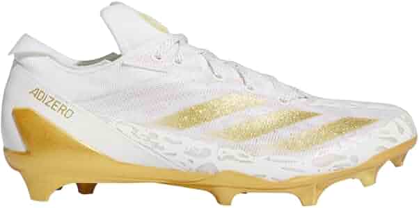 Adizero Electric Cleats WHT/GLD　28.0㎝　P Shop Gold, White Mens Adizero Electric + Football Cleats