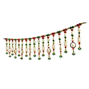 MADHULICA CANDLES 31088 Toran-Wall/Door Hangings-Festival Gift-Rajasthani Toran-Bandhanwar (Size:35