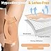 Precut Kinesiology Tape for Knees 10 Pcs Adhesive Knee Tape Athletic Tape for Knee Pain Relief Latex-Free Elastic for Knee Stability - Beige