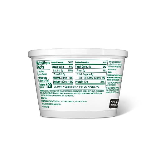 Amazon Fresh Large Curd Cottage Cheese thumb #1