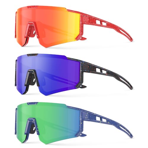 Image of Fanshen Youth Baseball Sunglasses for Kids - Polarized Sunglasses Softball Cycling for Boys Girls Ages 3-12 UV Protection