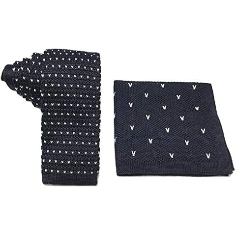 L&L® Men's Knitted Tie and Pocket Square Set Cover