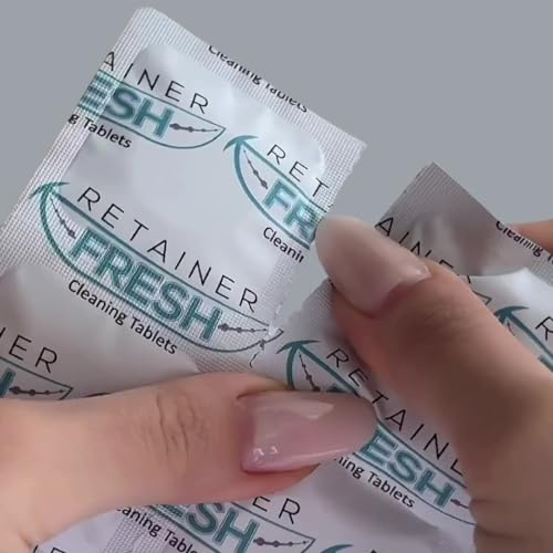 Retainer Fresh 120 Tablets 4 Months Supply Retainer Fresh, Brite, And Stain-Free - Retainer Cleaner Tablet thumb #3