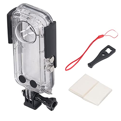 Dive Case X3 Waterproof Housing Action Camera Sports Underwater Protect Symmetrical Lock Catch Optical Glass Airtight Dustproof Diving Snorkeling Swimminimumg PC Stainless