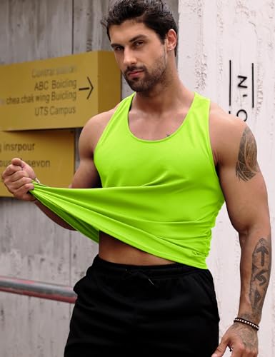 Babioboa Men's Tank Tops Gym Muscle Shirts Mesh Quick Dry Bodybuilding Sleeveless T-Shirt Y-Back Workout Sports Fitness3
