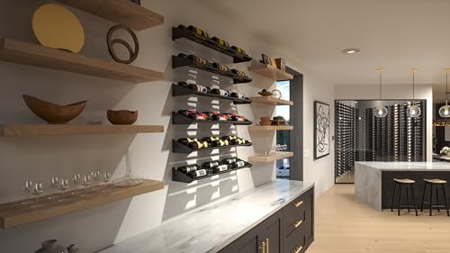 Ultra Wine Racks soporte vino negro para 6 botellas miniatura 5