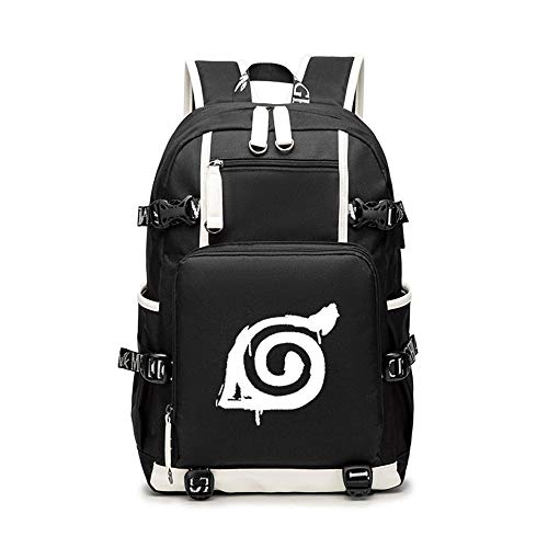 Unisex Naruto Cosplay Anime Mochila Escolar Estudiantes para Portátil Backpack Bolsa