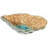 Assiette en porcelaine – son design unique en forme de coquille d'huître irrégulière apporte une touche artistique à la table et est facile à nettoyer