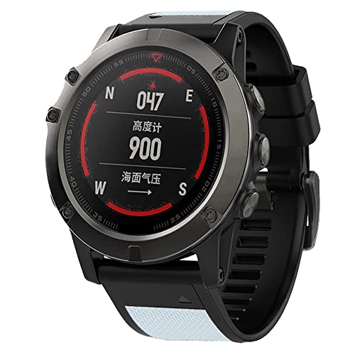 Correa de silicona de 26mm para Garmin Fenix 3HR soluciona el desgaste de tu pulsera 4