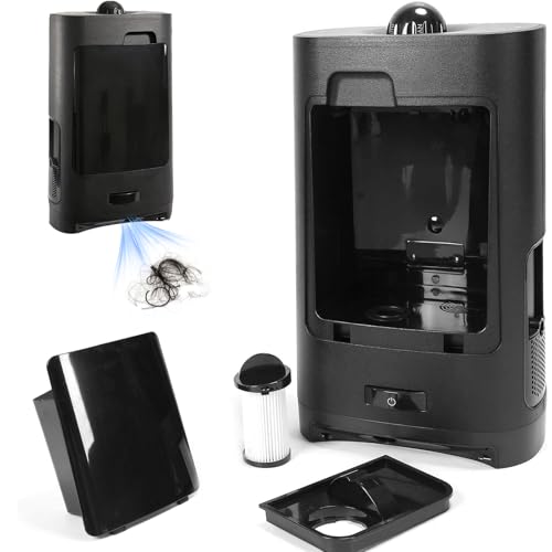 Aspirador de peluquería, Aspirador de Pelo sin Contacto de 1400 W con Caja de Polvo de 2,7 L, sensores automáticos, Bote de Basura eléctrico de barbería con luz LED y Filtro, para salón, boutiques