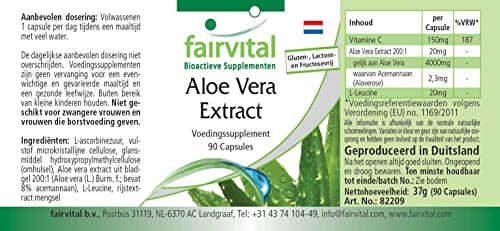Aloe Vera capsules - VEGAN - 90 capsules - Aloë Vera barbadensis Miller voedingssupplement - Image 8
