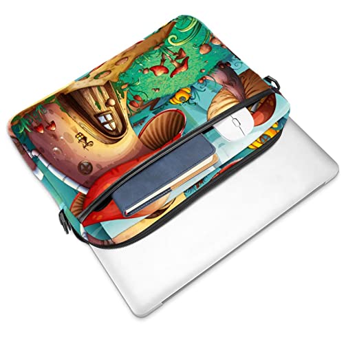 Funda protectora de portátil contra roces y golpes bosque hongo 2