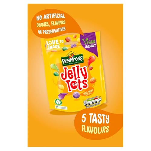 Rowntrees Jelly Tots Dulces Bolsa 150 g Pack 3 miniatura 4