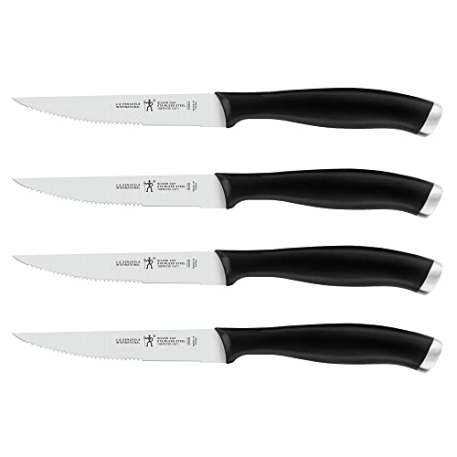 Image of HENCKELS Silvercap 4-pc Steak Knife Set, Stainless Steel