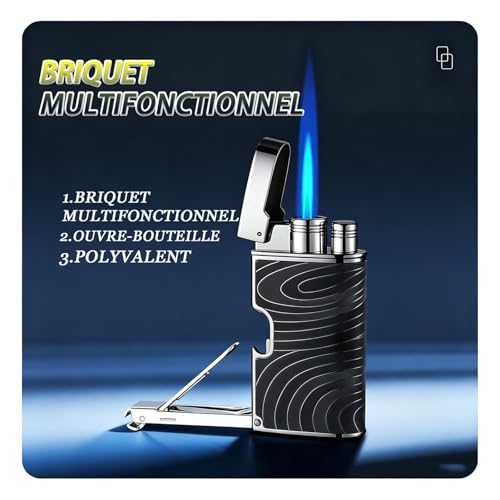 Briquet de camping rechargeable jaune pour allumer un feu de camp