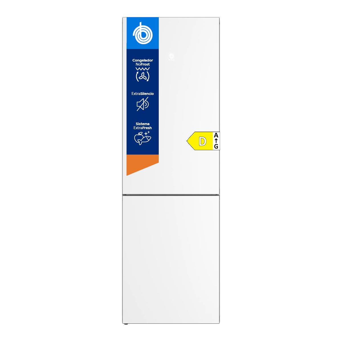 Balay - Frigorífico combinado, Serie Cristal, NoFrost, Cajón ExtraFresh y ExtraCold, Blanco, 3KFD655BI