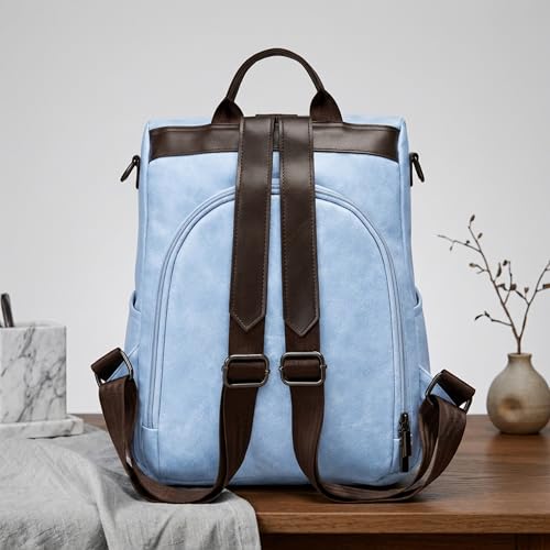Image of VISMIINTREND Backpack Bags for Women | Rakhi Gift for Sister | Vegan Leather Laptop Bag for Women Office, Backpack for College, Daily Travel Bagpack - Rakshabandhan Gift For Sister