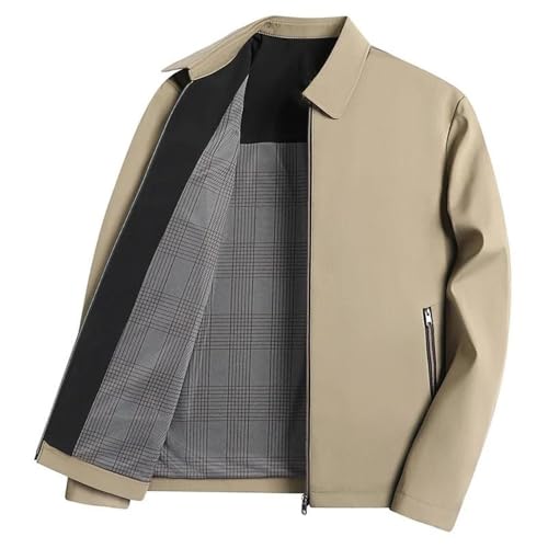 Men's Business Casual Jacket Solid Color Suit-Style Coat for Spring and Autumn Office Or Daily Wear2