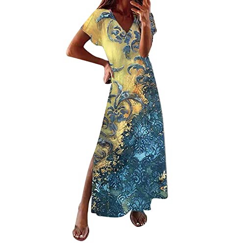 Date Night Dresses for Women Dresses for Wedding Guest Women Fall Velvet Wrap Dress for Women Cocktail Dresses for Women Evening Party Womens Dresses for Wedding Guest Yellow