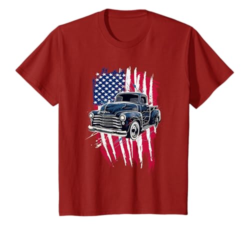 Camion Vintage Old Classic School American Pickup Retro Farm T-Shirt