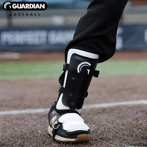 Guardian Baseball Leg Guard - Legion Leg Guard Baseball - Adult Fit (Ages 12+), Maximum Impact Protection for Ankle Shin and Foot, Adjustable Custom-Fit, Lightweight & Durable - Image 4