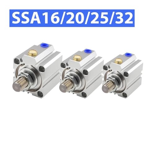 Cilindro de simple efecto serie 16/20/25/32 con carrera de 10 mm y bore 16 mm 3