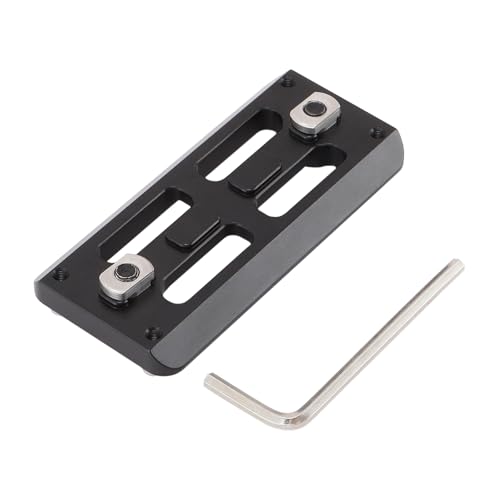 XAMOREST FP-80 m lok Arca Rail Mount, 3.15 inch Arca Swiss for Rifle Tripod Ballhead Quick Release Plate, Aluminum Arca Plate Compatiable RRS