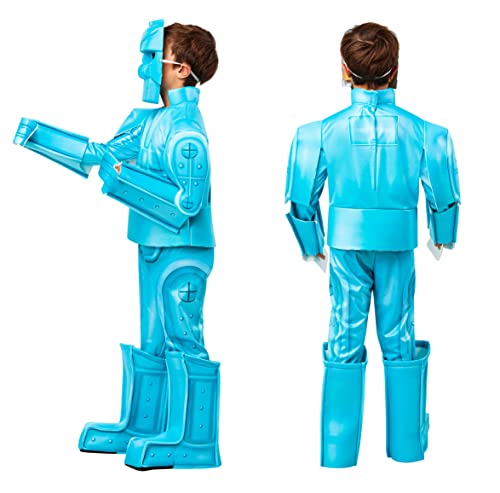 Disfraz azul Rock 'Em Sock 'Em Robots para niños miniatura 2