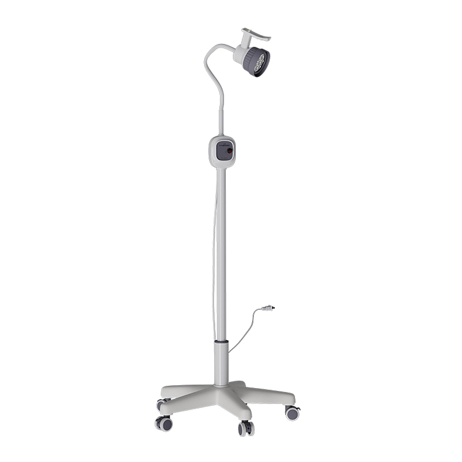 12W Medizinische Untersuchungslampe Schattenfreie Lampe mit Mobilem Sockel und Rädern Höhenverstellbar Stufenloses Dimmen