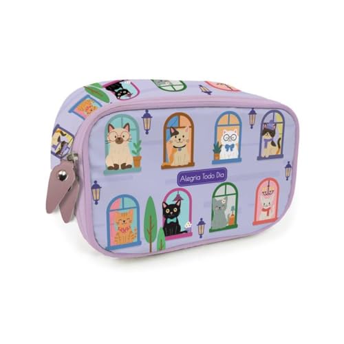 Estojo Box 100 Gato na janela Fina Ideia