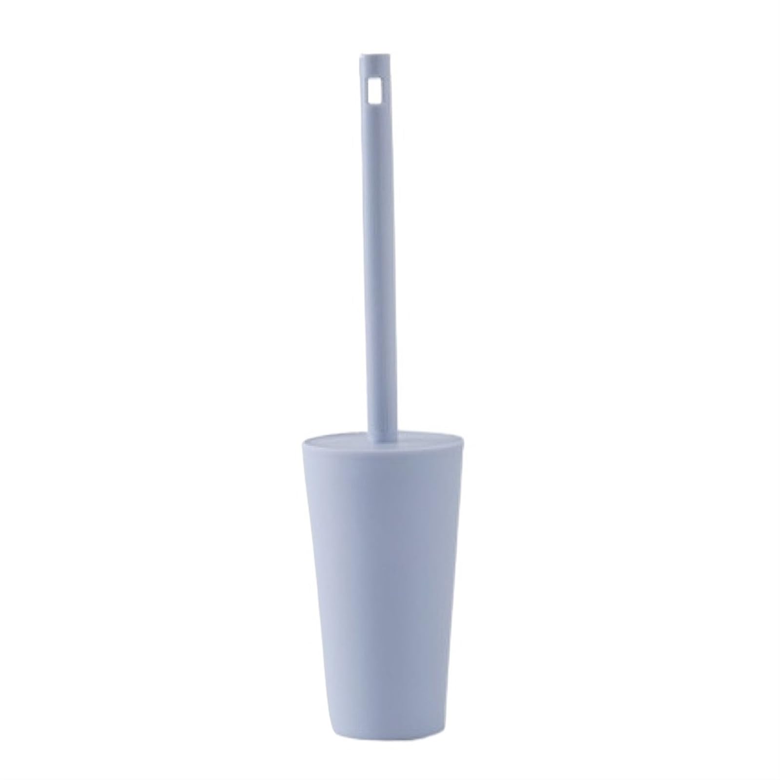 Escobilla WC Escobilla De Baño Escobilla De Inodoro De Plástico con Base Escobilla De Inodoro De Diseño Compacto E Independiente Escobilla de Baño(Blue)