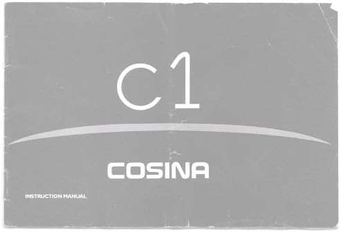 Cosina C 1 - copy of the instruction manual
