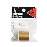 MIYUKI ビーズステッチ糸 #40/50m巻 ゴールド K4570/5