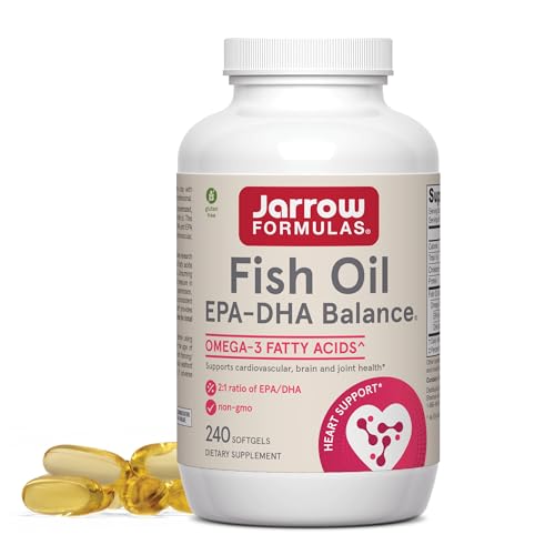 Jarrow Formulas EPA-DHA Balance, 1,200 mg Omega-3 Fatty Acids for Cardiovascular Support, 240 Softgels, 120 Day Supply - image 1