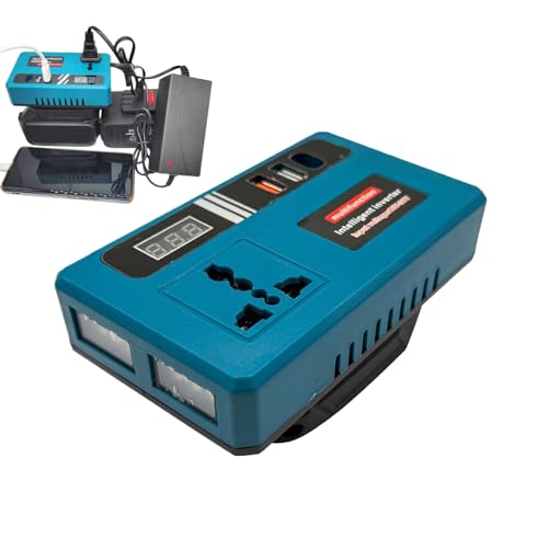 Inversor De Corriente De 21 V: Convertidor Portátil para Vehículos, Salida USB CC 5 V 5% para Dispositivos Pequeños, Soporte De Alto Voltaje CA 180 V-220 V, Adaptador Compacto Apto para Viajes | CAM
