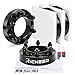 Richeer 6x5.5 Hub Centric Wheel Spacers for Tacoma 4Runner Tundra Fortuner Ventury GX470 GX460 with Extend Lug Nuts, 4PCS 1.25 inch Forged 6x139.7mm Wheel Spacers with 12x1.5 Studs & 106mm Hub Bore