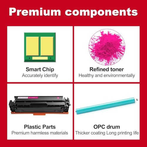 Image of greencycle 067H Magenta Toner Cartridges High Yield [with Chip] | Compatible Replacement for Canon 067 067H CRG067H for ImageCLASS MF656Cdw LBP632Cdw MF652Cdw MF654Cdw MF653Cdw (2Pack 067HM)