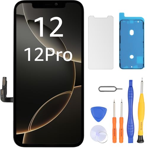 Questo schermo è compatibile solo con iPhone 12/12 Pro(non compatibile con iPhone 12 Mini o iPhone 12 Pro Max), numero di modello: A2172, A2402, A2403, A2404, A2341, A2406, A2407, A2408.