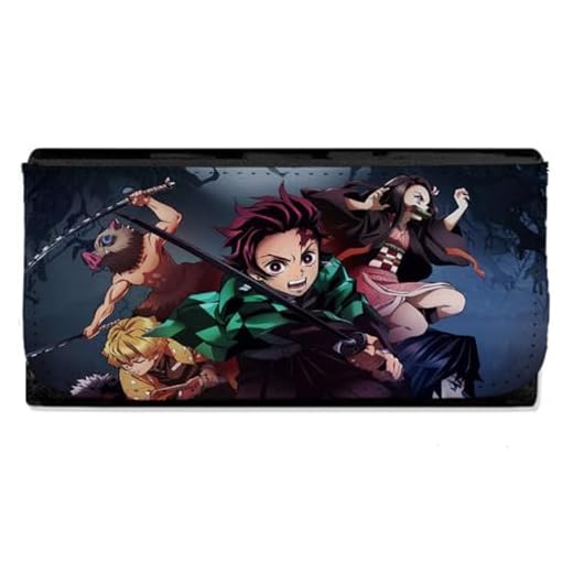 MERCHANDMANIA Billetera Billetero Demon Slayer ACCION Personajes Mujer señora Negro Monedero
