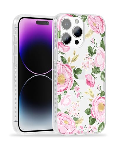 Coque iPhone 15 Pro fleur pivoine pour sublimer votre style quotidien