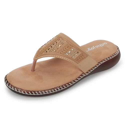 Image of ORTHO JOY doctor Footwear for women|| Fancy Footwear For Women || Orthopedic Women's Fancy Slipper /Sandal For Women