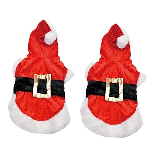 Tenue de noël pour chien vêtements d'hiver chauds pull à capuche animaux de compagnie