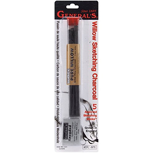 Willow Sketching Charcoal Sticks 5/Pkg