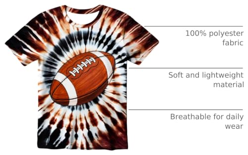 Image of Kids Tie Dye T-Shirt, Children Tie Dye Short Sleeve Tee Shirt for Kids