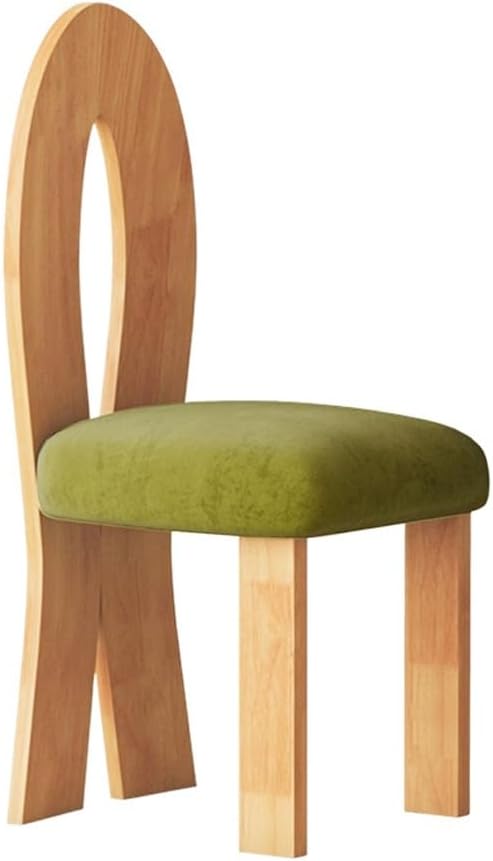 Dining Chair Portable Comfortable Backrest Seat Cafe Dressing Table Office Design Furniture