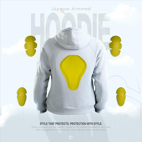 Image of JAG Motorcycle Protective Hoodie with Partial Aramid Lining, Riding Jacket